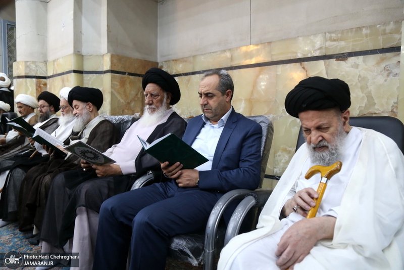 مراسم بزرگداشت آیت الله العظمی محقق کابلی در مسجد اعظم قم