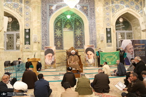 مراسم بزرگداشت آیت الله ری شهری (ره) در مسجد اعظم قم‎