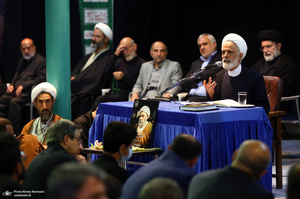 مراسم بزرگداشت آیت الله حسن صانعی (ره) در حسینیه جماران -2