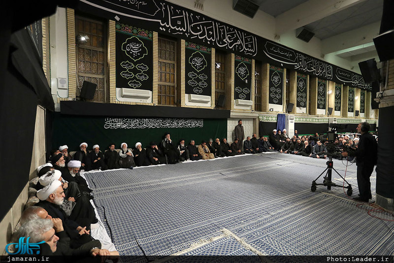 آخرین شب مراسم عزاداری حضرت اباعبدالله الحسین(ع) با حضور رهبر معظم انقلاب