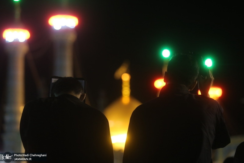 مراسم احیای شب بیست و یکم ماه رمضان در جوار حرم کریمه اهل بیت(س)