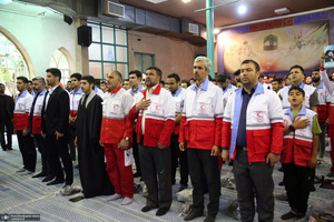 تجدیدمیثاق اعضای سازمان جوانان جمعیت هلال احمر با آرمان‌های امام خمینی(س)؛