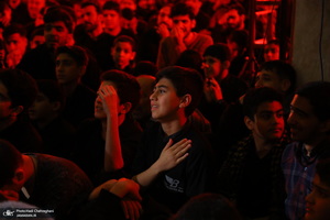 مراسم عزاداری شهادت حضرت فاطمه زهرا (س) در مسجد اعظم قم‎