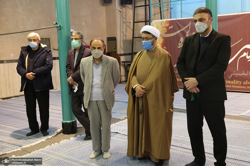 مراسم تشییع حجت الاسلام و المسلمین علی اصغر سعادتی در حسینیه جماران