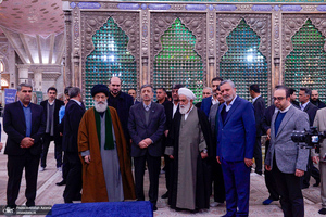 تجدید میثاق رئیس، مدیران و کارکنان ستاد اجرایی فرمان امام با آرمان‌های حضرت امام خمینی (س)