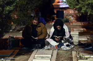 احیای شب بیست و سوم ماه رمضان در گلزار شهدای بهشت زهرا (س)