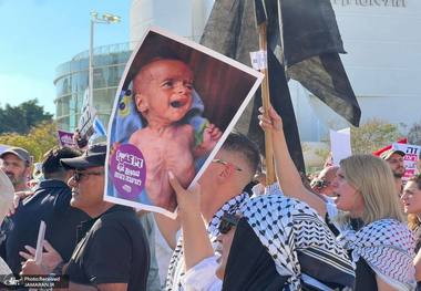 تظاهرات در تل آویو برای پایان جنگ غزه + تصاویر