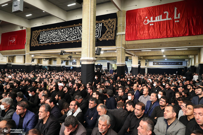 اولین شب عزاداری حضرت اباعبدالله الحسین (ع) در حسینیه امام خمینی