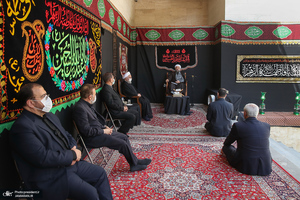 مراسم عزاداری حضرت سید الشهدا(ع) با حضور روحانی