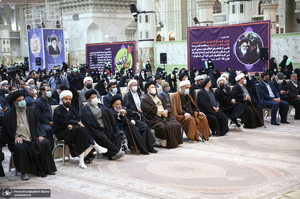 مراسم دوازدهمین سالگرد رحلت همسر گرامی امام و بیست و هفتمین سالگرد ارتحال سید احمد خمینی (ره)