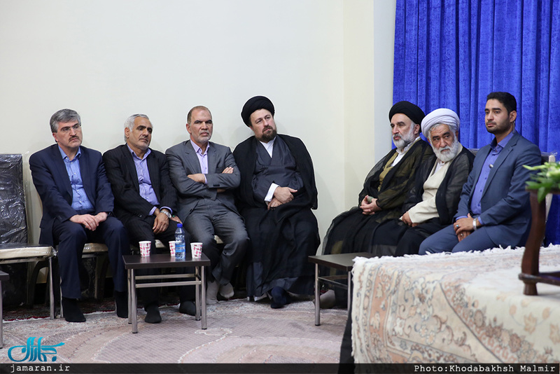 دیدار معاون امور تعاون وزارت کار و جمعی از کارکنان این معاونت با سید حسن خمینی