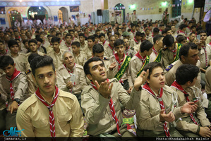 حضور سید حسن خمینی در هشتمین اردوی ملی پیشتازان 