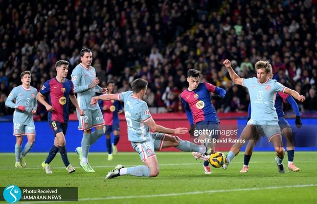 تساوی پرگل بارسا و اتلتیکو در شب رویایی کوپا دل ری