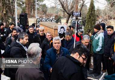 گزارش تصویری/ مراسم تشییع پیکر «رضا رویگری»