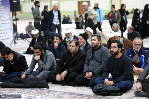 مراسم چهلمین روز ارتحال آیت الله حاج شیخ محمد رضا رحمت در حرم مطهر امام خمینی (س)