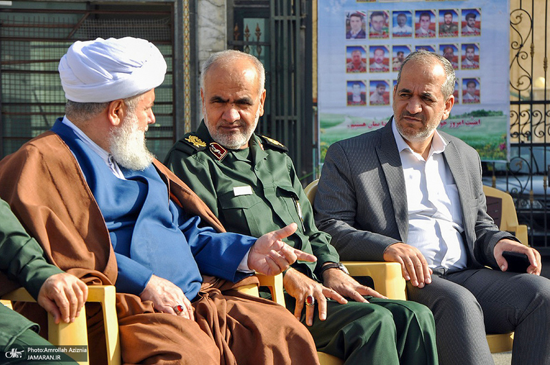 مراسم توزیع هدایای قرارگاه سازندگی خاتم الانبیا (ص) برای مناطق کم برخوردار از جوار حرم امام خمینی (س)