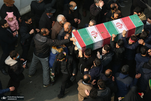 مراسم تشییع 200 شهید گمنام دفاع مقدس در تهران - 4
