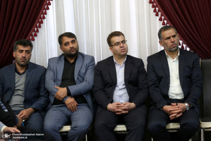 دیدار رئیس و اعضای شورای عالی استان ها با سید حسن خمینی