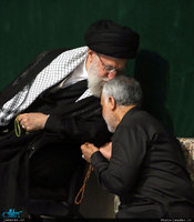 مراسم عزاداری شب عاشورای حسینی با حضور رهبر معظم انقلاب اسلامی