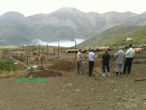 ساخت و ساز در مراتع بخش کوهستانی کجور نوشهر