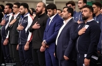 تصاویری از دیدار مدال‌آوران ورزشی و المپیادهای علمی جهانی با رهبر معظم انقلاب (1)