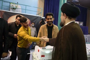 حضور سید حسن خمینی در دور دوم انتخابات مجلس شورای اسلامی