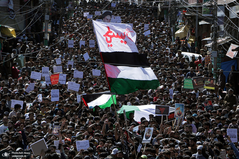 تصاویر اختصاصی جماران از راهپیمایی روز جهانی قدس در کشمیر