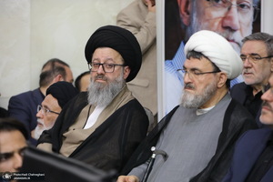 مراسم چهلم شهیدان لاریجانی در حرم مطهر حضرت معصومه (س)