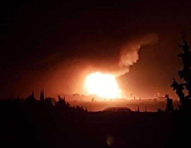 انفجار مهیب در دمشق / حمله اسرائیل به نزدیکی کاخ ریاست جمهوری سوریه + فیلم