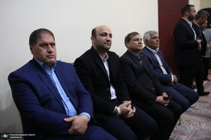 دیدار رئیس و جمعی از اعضای شورای عالی‌ استان‌ها با سید حسن خمینی