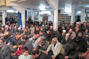 عزاداری شهادت حضرت زهرا (س) در دفتر آیت الله العظمی صانعی (ره)