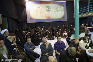 مراسم چهلمین روز در گذشت  آیت الله صانعی در حسینیه جماران  2