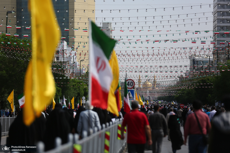 راهپیمایی باشکوه روز قدس در مشهد