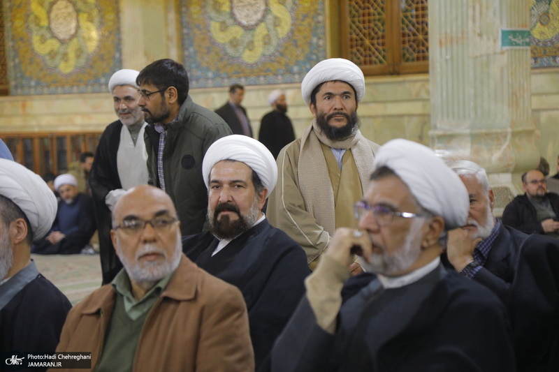 مراسم بزرگداشت آیت الله موسوی بجنوردی (ره) در قم - 1