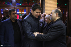 مراسم ترحیم مادر محمد شریعتمداری