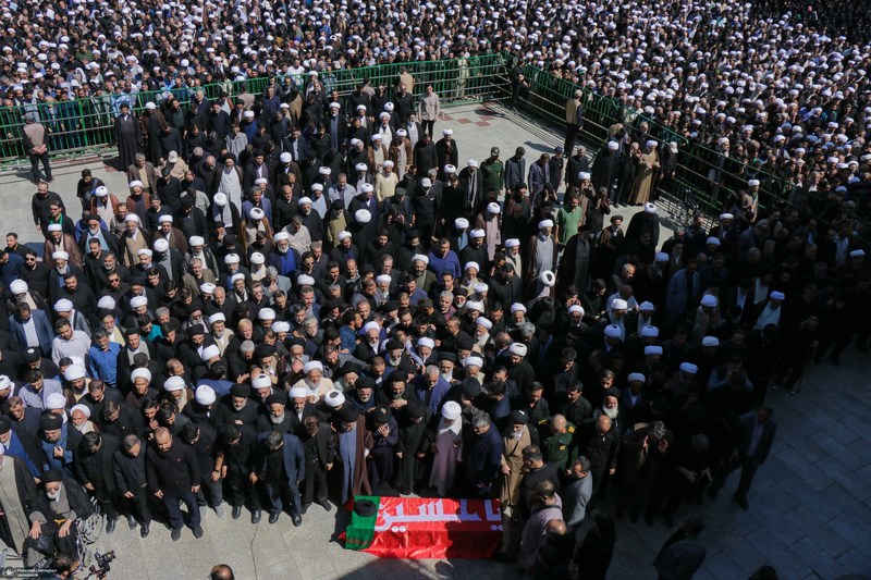 مراسم تشییع آیت الله العظمی شبیری زنجانی-۲