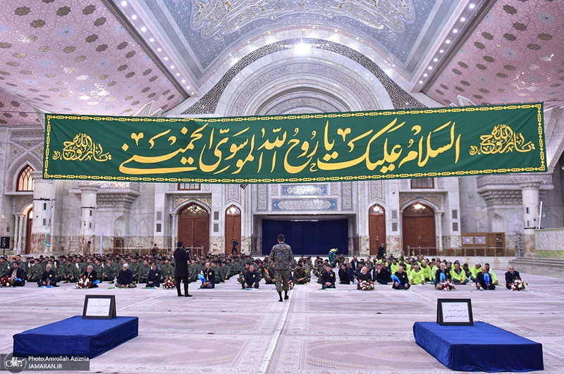 مراسم گل افشانی حرم مطهر امام خمینی (س)