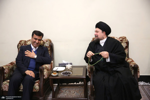 دیدار رئیس و جمعی از کارکنان سازمان حفاظت محیط زیست با سید حسن خمینی