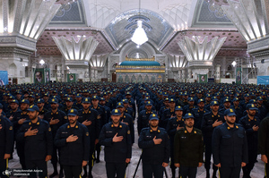 تجدید میثاق دانشجویان و فرماندهان دانشگاه افسری و تربیت پلیس امام حسن مجتبی‎‎ (ع) با آرمان حضرت امام خمینی (س)