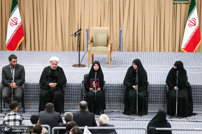 دیدار دانش‌آموزان و دانشجویان با رهبر معظم انقلاب