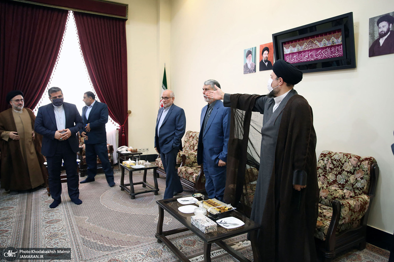 مراسم چهلمین روز ارتحال سید محمود دعایی در حرم مطهر امام خمینی