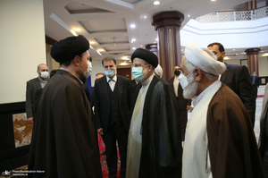 حاشیه تجدید میثاق هیأت رئیسه و اعضای مجلس خبرگان رهبری با آرمان های امام خمینی(س)