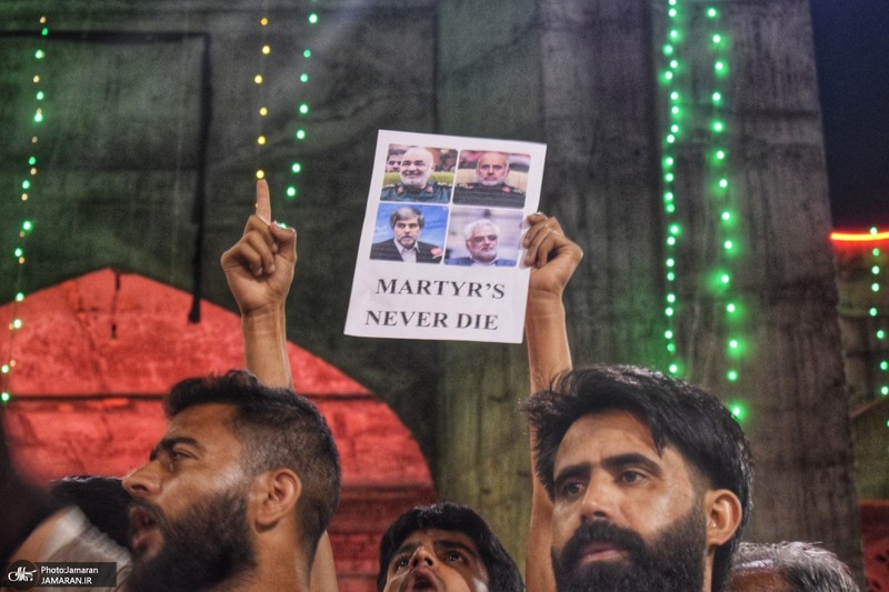 محکومیت حمله وحشیانه صهیونیست‌ها به ایران توسط مردم کشمیر