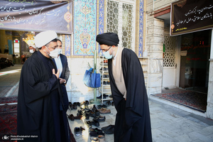 مراسم ختم مرحوم حاج محمد کمساری در قم -1