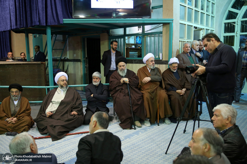 مراسم دهمین سالگرد آیت الله جمی در حسینیه جماران