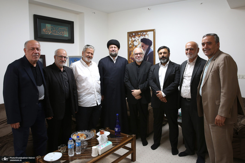 دیدار مدیران سابق تیم های پرسپولیس و استقلال با سید حسن خمینی