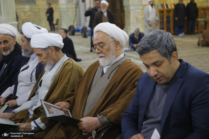مراسم بزرگداشت آیت الله موسوی بجنوردی (ره) در قم - 1