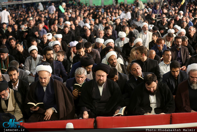 مراسم احیاء شب بیست و یکم ماه مبارک رمضان درحرم مطهر امام خمینی (س) /2