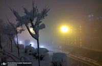 مه غلیظ موجب کاهش دید دربرخی نقاط تهران شد + عکس