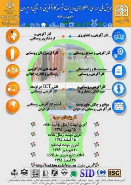 سبزوار میزبان همایش ملی کارآفرینی روستایی